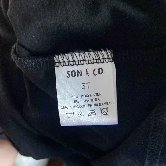 Black Graphic Kids T-Shirt - Picture 7 of 7